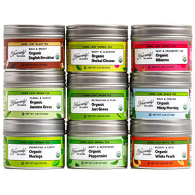 Heavenly Tea Leaves whole-leaf tins display premium quality and aroma.