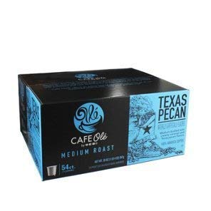 HEB Cafe Ole Texas Pecan coffee pod for a rich, nutty morning brew