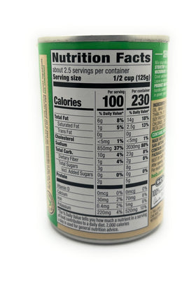 HEB Cream of Asparagus Condensed Soup serving-ready cans for quick lunches.
