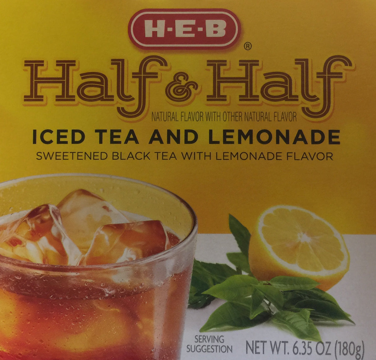 HEB Half and Half Iced Tea Lemonade cup compatible with Keurig 2.0