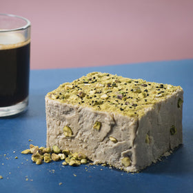 HEBEL & CO Halva on cheese board pairs nutty flavor with artisanal charcuterie.