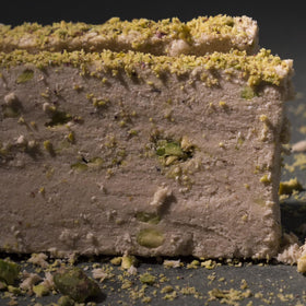 HEBEL & CO Pistachio Halva topping ice cream for a creamy finish.