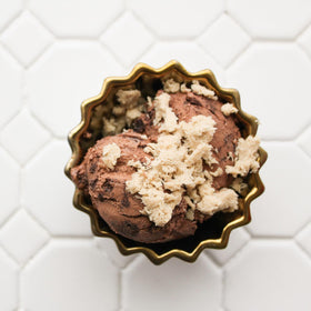 HEBEL & CO Vanilla Halva as ice cream topping adds depth