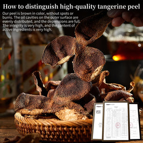 Hee Creek Chenpi deep brown aging highlights rich aroma and mellow flavor