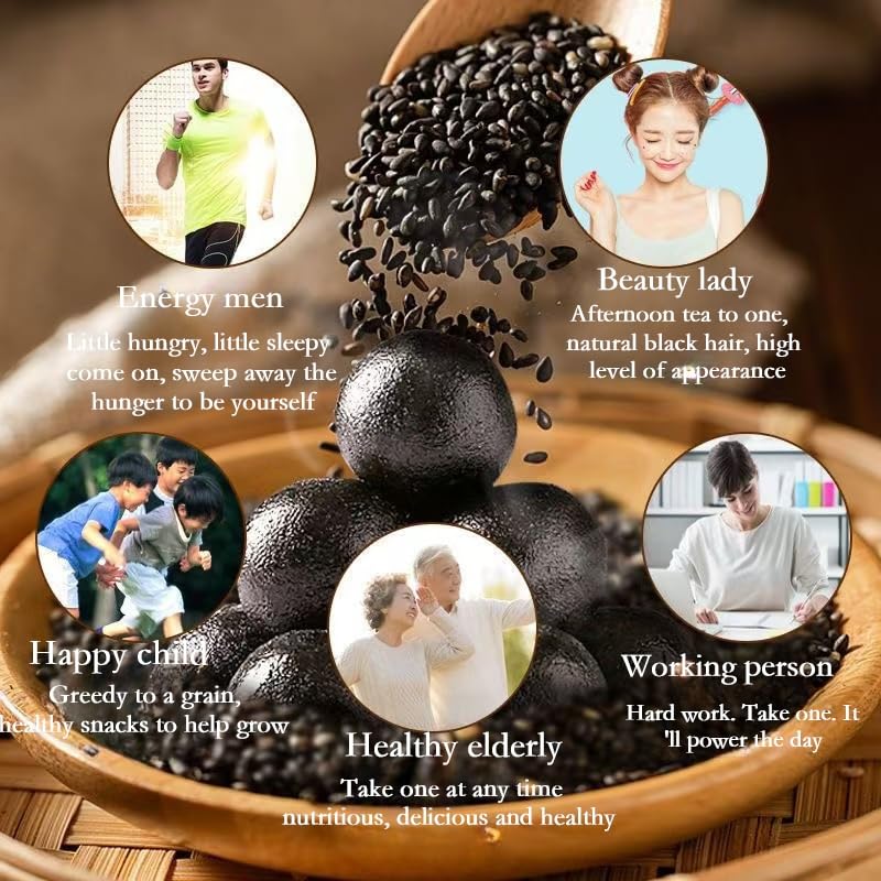 hee creek family sharing sesame balls, perfect gift for celebrations and gatherings