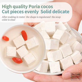 Hee Creek Poria Cocos mountain-grown pieces with rich aroma for year-round use.