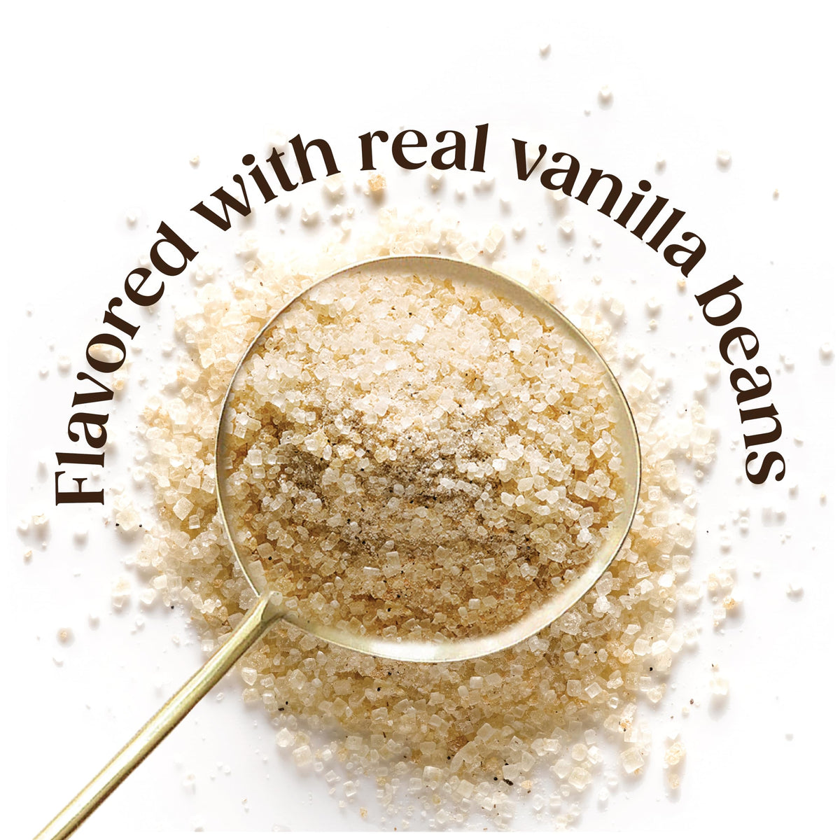 Heilala vanilla sugar topping over cookies and pancakes adds gourmet sweetness.