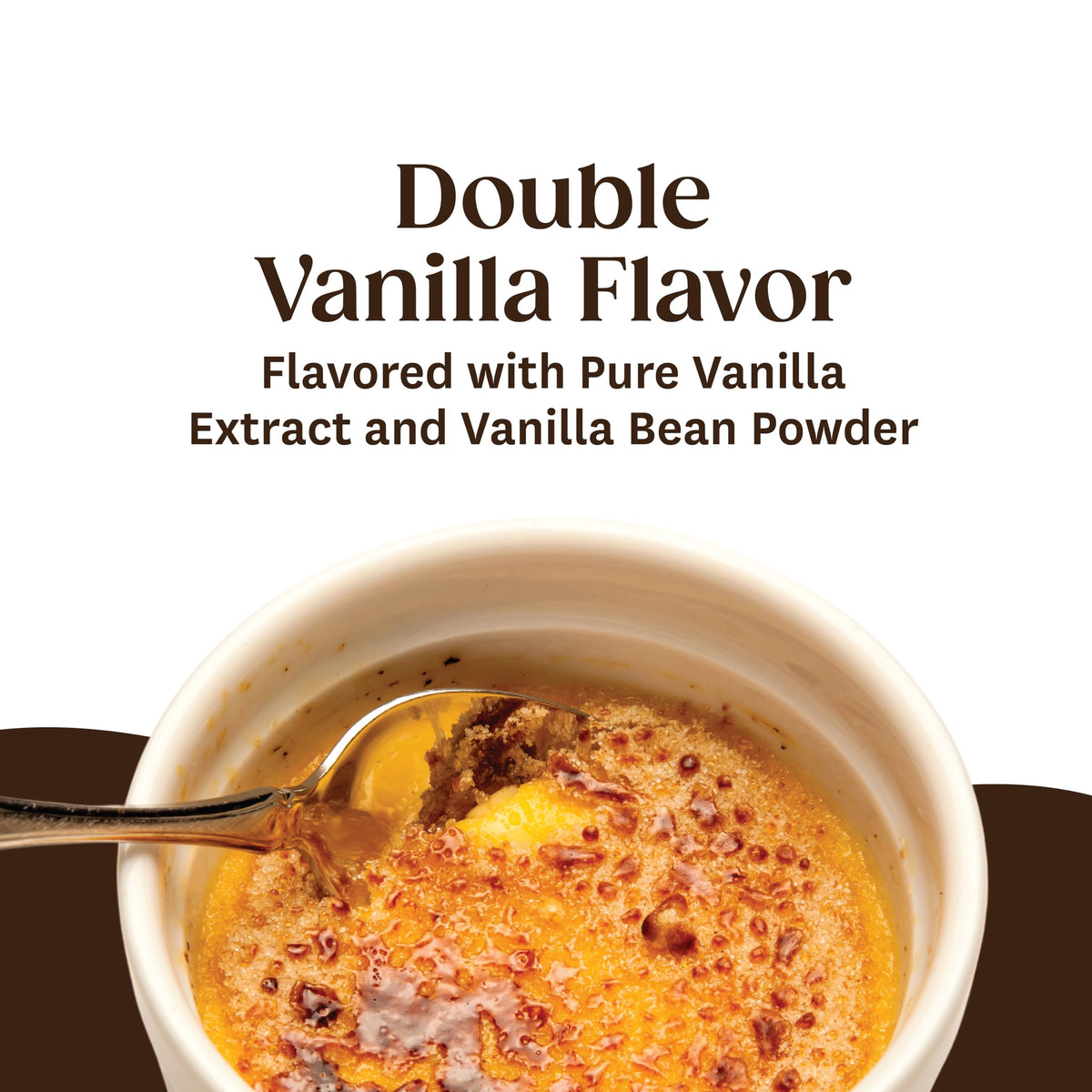 Heilala vanilla sugar pouring action ideal for sprinkling on desserts and beverages.
