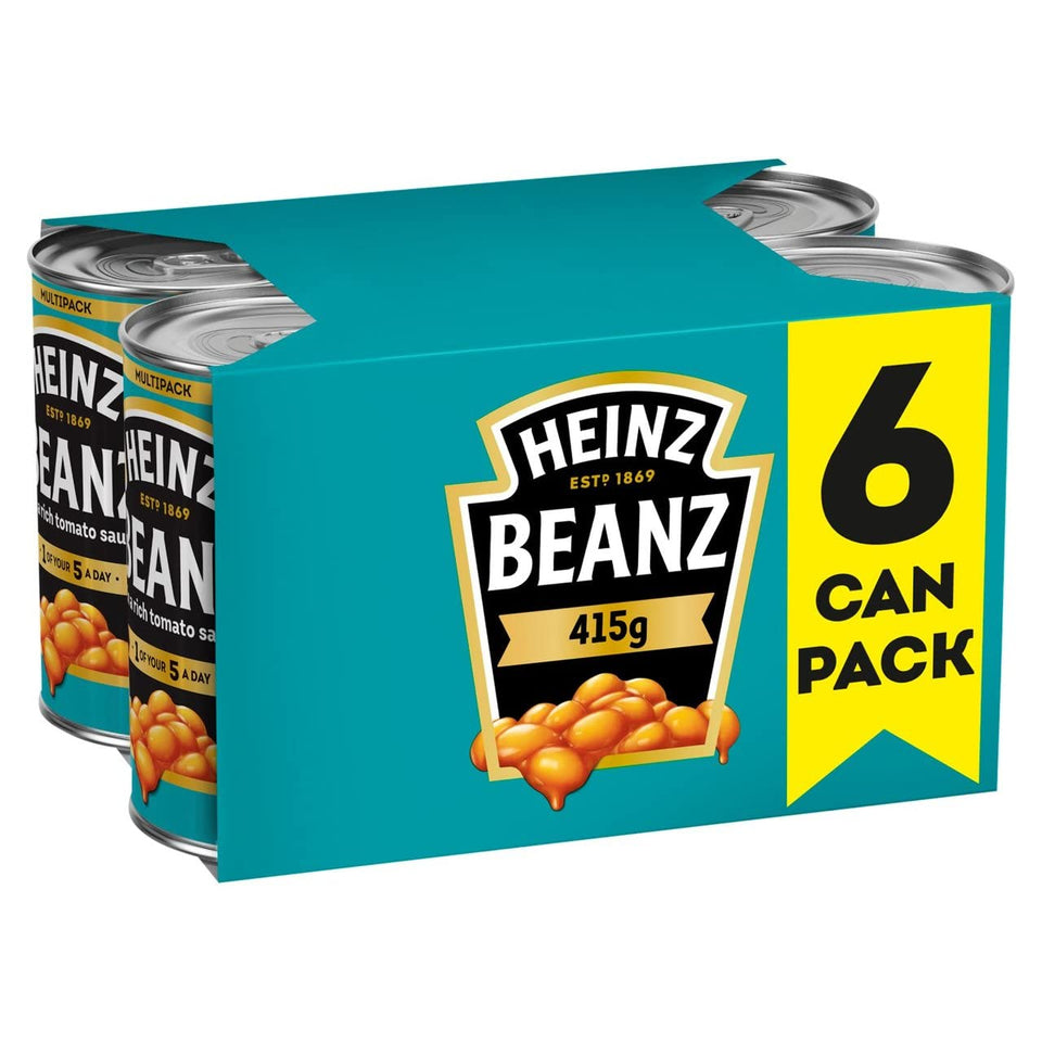 Heine Baked Beanz can in tomato sauce, gluten-free and quick to heat for toast.