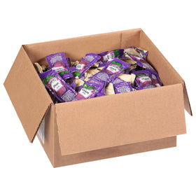 Cafeteria display featuring Heinz Grape Jelly packets for self-serve.