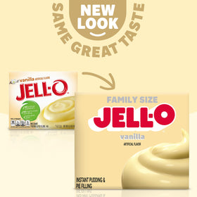 HEINZ Jell-O vanilla pudding used as a pie filling or layer