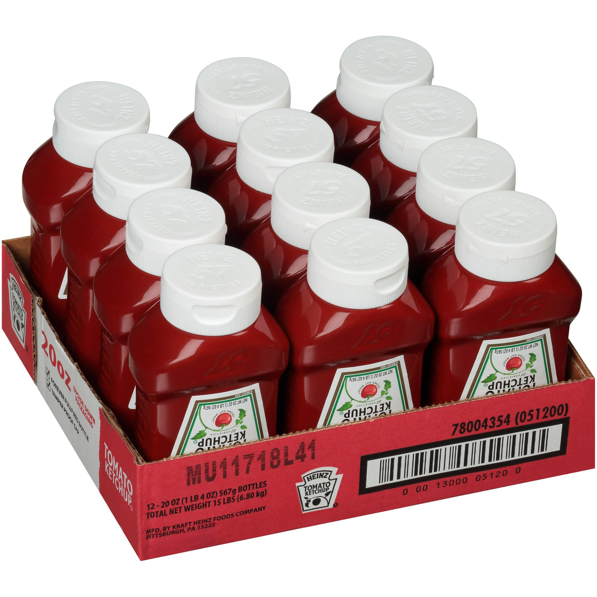 Heinz Ketchup 12-pack display on restaurant counter