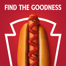 Heinz Ketchup non-removable flip cap supports tamper-evident service