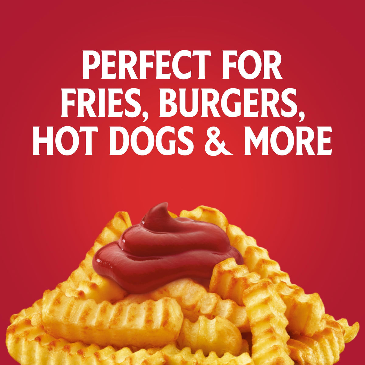 HEINZ Ketchup single-serve close-up highlighting smooth texture and color