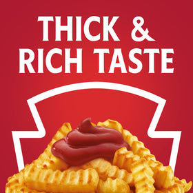 Heinz Ketchup texture close-up, perfect for burgers and fries