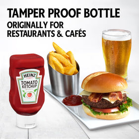 HEINZ tamper-proof cap close-up showing safety on every bottle