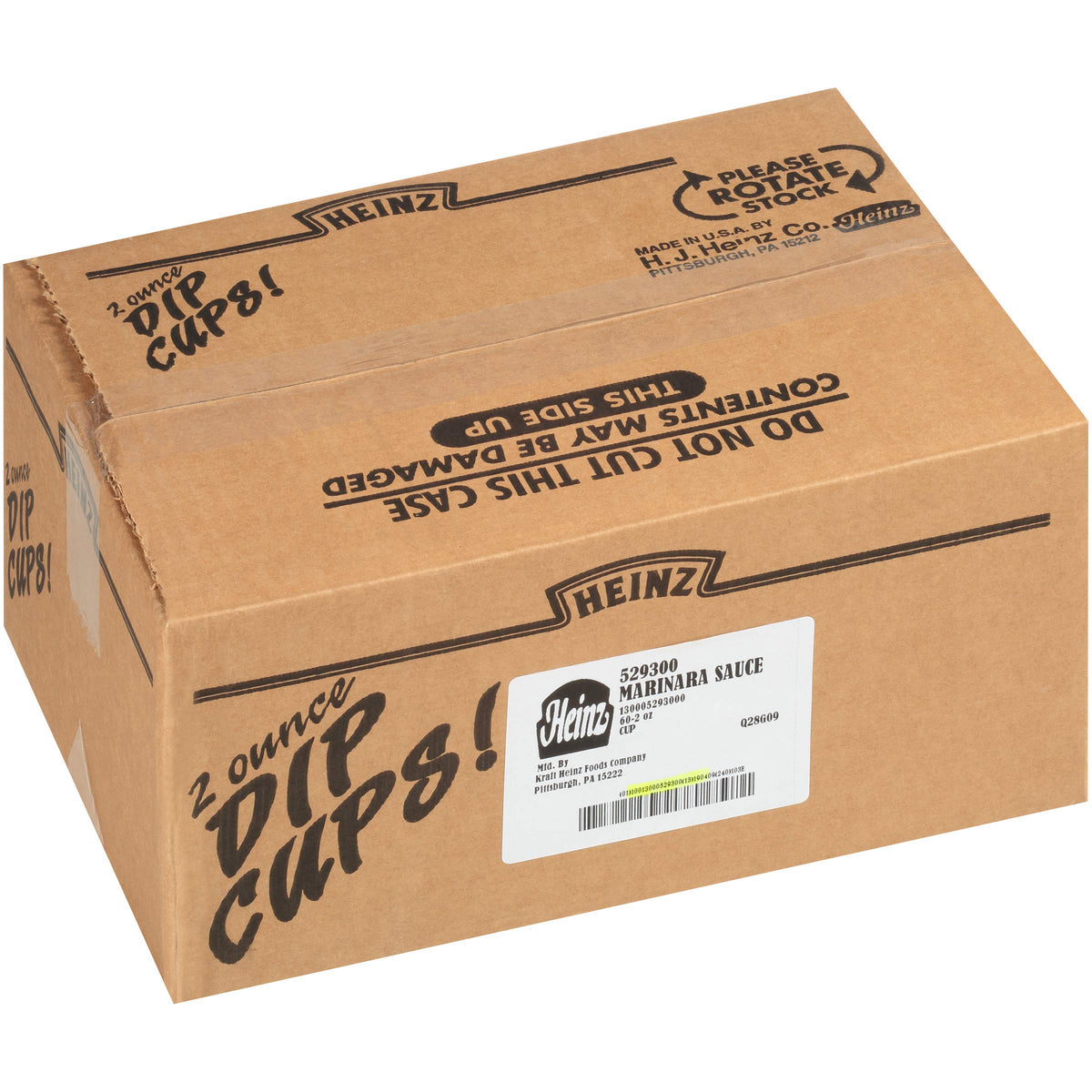 HEINZ Marinara Sauce with Italian herbs and spices enhances dipping and topping options.