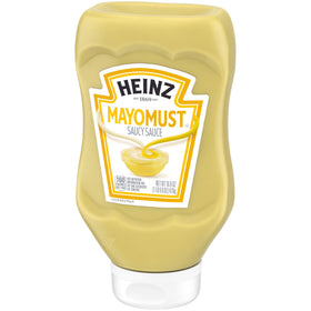 Close-up of Heinz Mayomust ingredients and creamy texture.