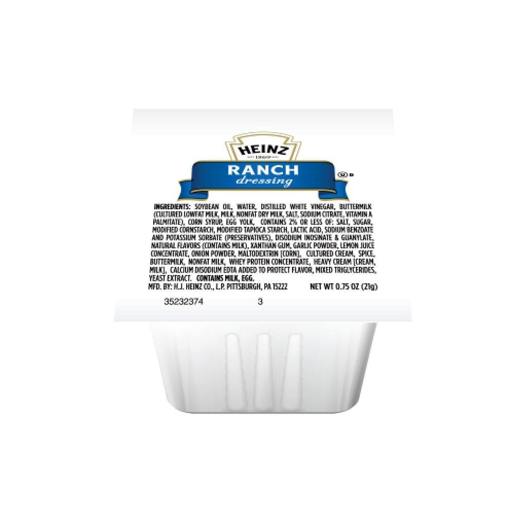 Heinz Ranch dressing packet for on-the-go meals, adds creamy flavor to salads and sandwiches