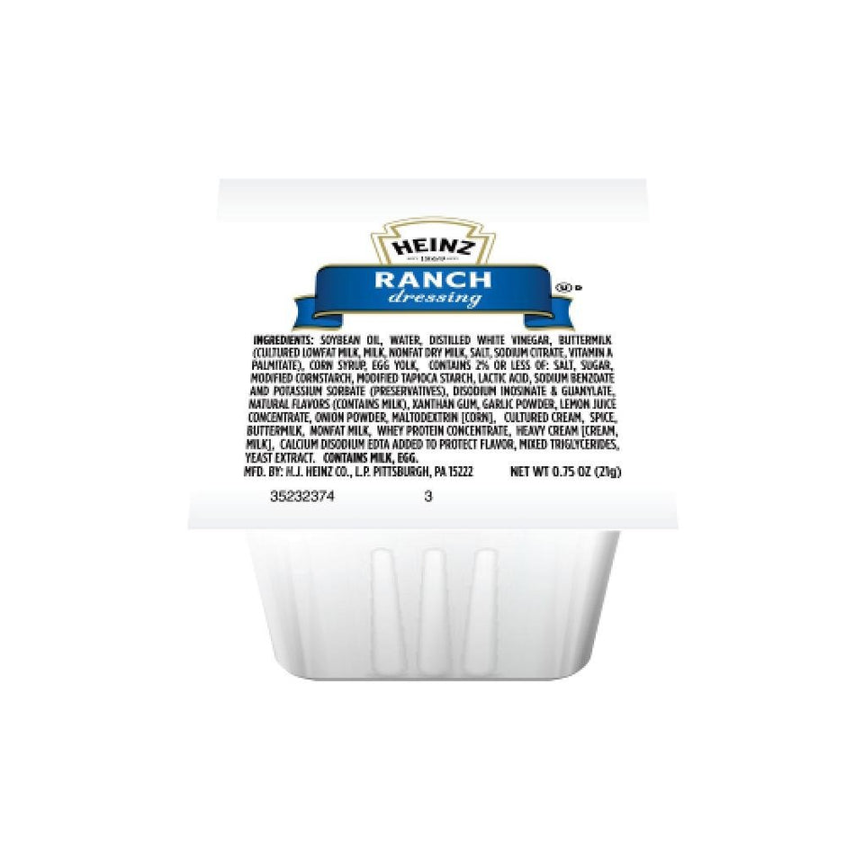 Heinz Ranch dressing packet for on-the-go meals, adds creamy flavor to salads and sandwiches