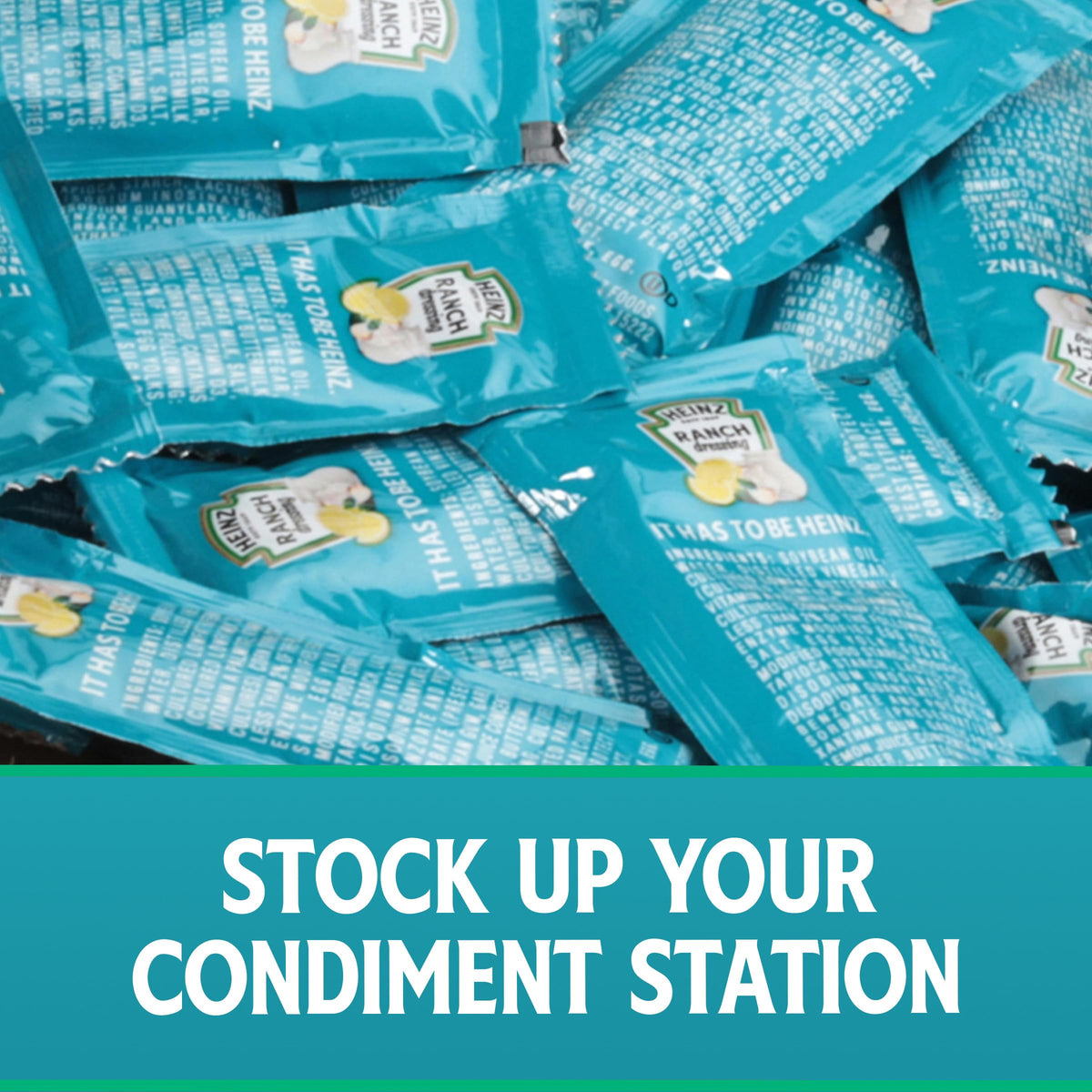 HEINZ Ranch nuggets dipping packet perfect companion for kid-friendly meals