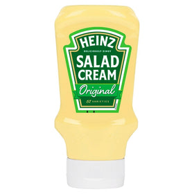 Creamy dressing on salad highlights tangy flavor from HEINZ Salad Cream Original.