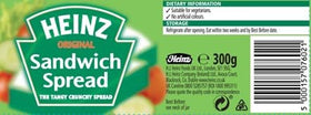 HEINZ Sandwich Spread 300g plate with ideas suggests dips and snack pairings