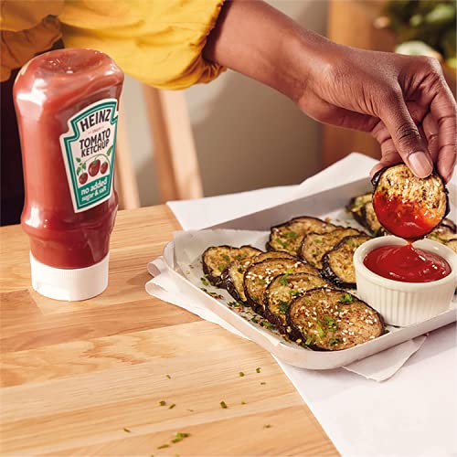 heinz tomato ketchup no added sugar and salt dipping fries, a tasty pairing