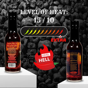 Hellfire Double Doomed pour bottle ready to heat up meals