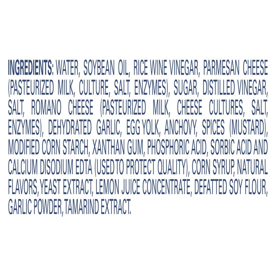 Creamy Parmesan notes in Hellmann's Caesar dressing used as base.