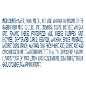 Creamy Parmesan notes in Hellmann's Caesar dressing used as base.