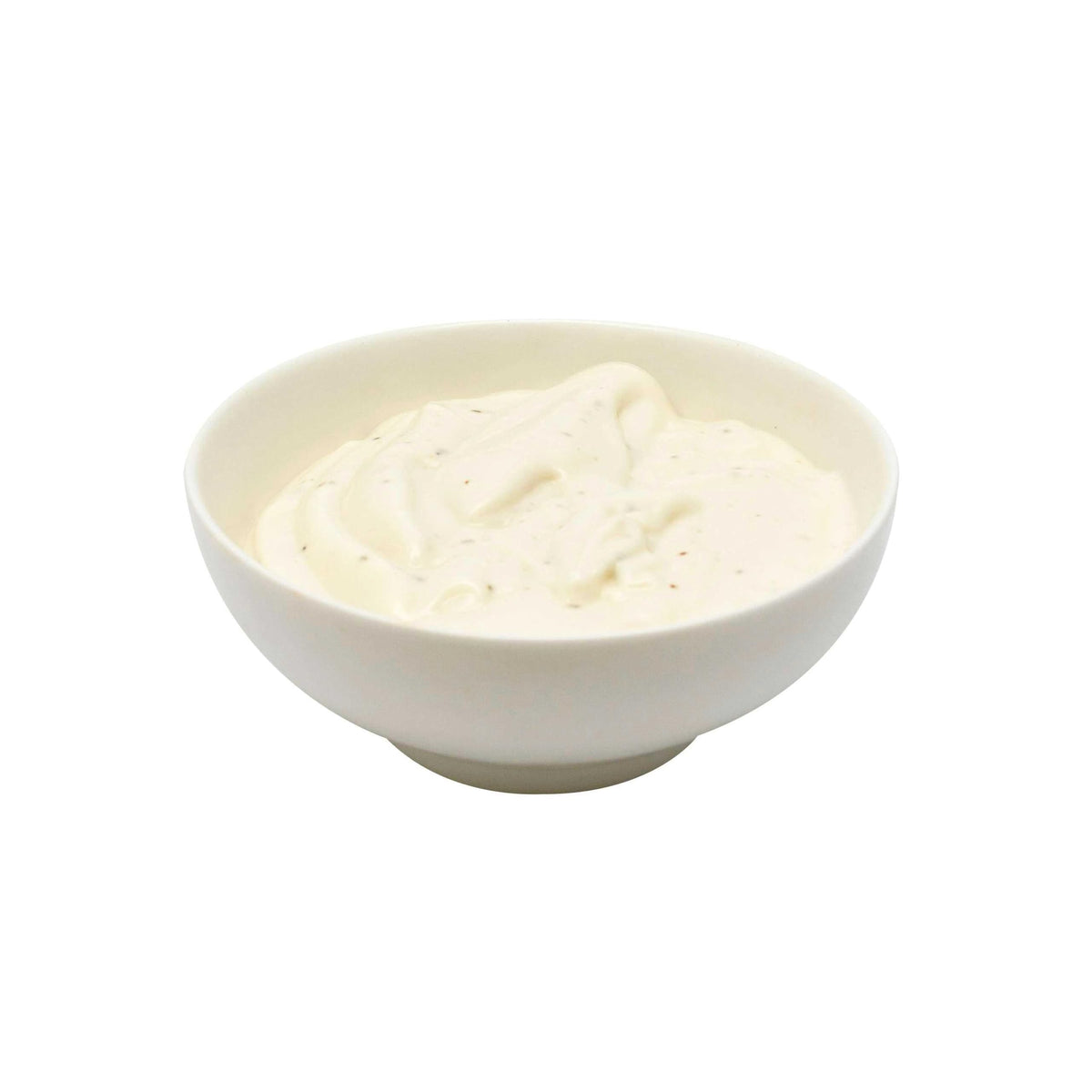 Hellmann's Classics Ranch portion-control sachets in service tray for precise dressing amounts.