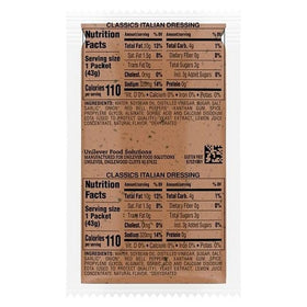 Sachet with Hellmann's gluten-free claim for allergen-conscious dining.