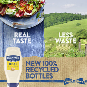Hellmann's Real Mayonnaise dip bowl shows smooth texture