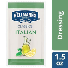 On-the-go Hellmann's dressing sachets ideal for takeout and self-serve.