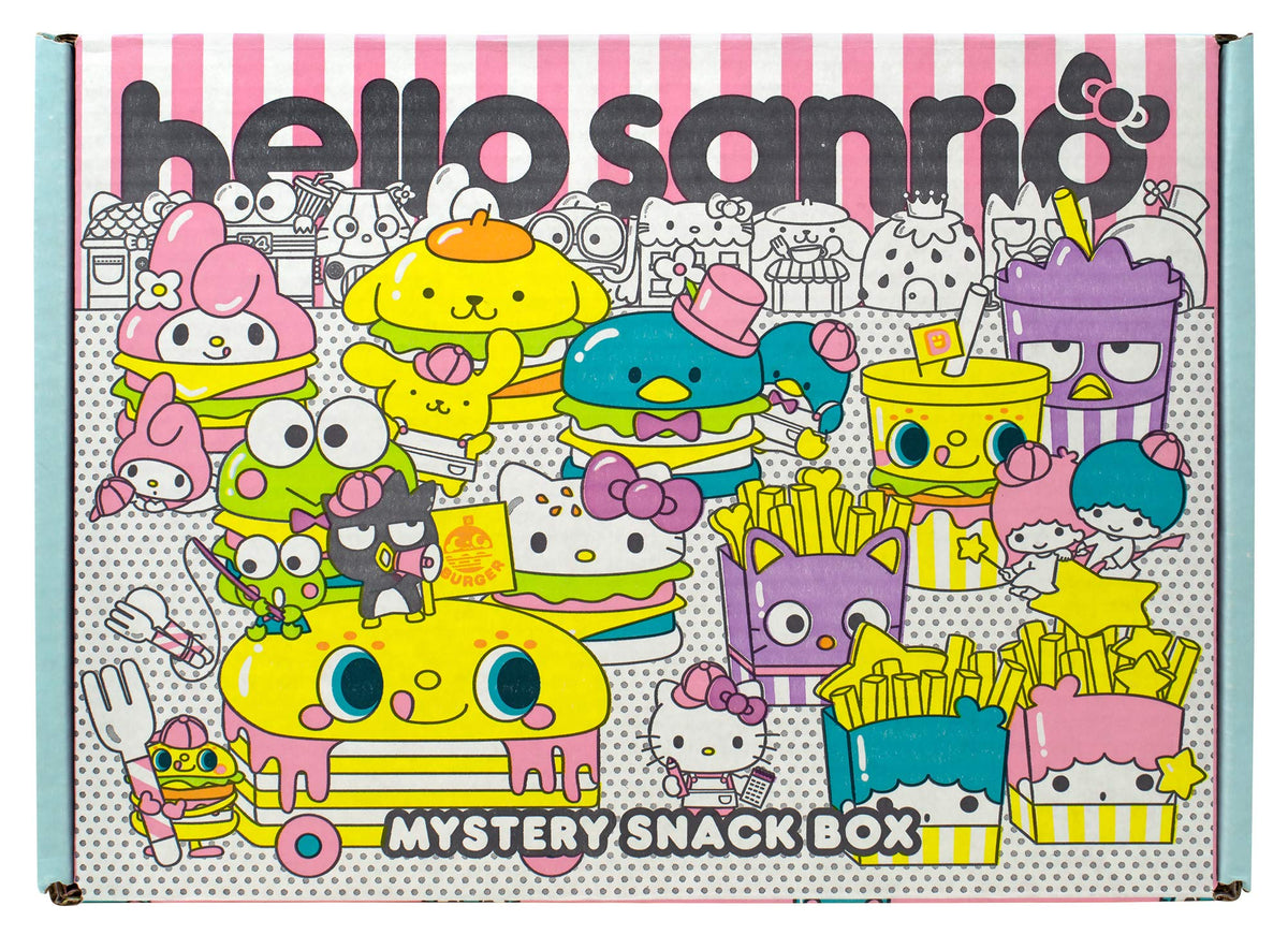 Hello Kitty Snack Box contents and packaging highlighting authentic Japanese treats to share.