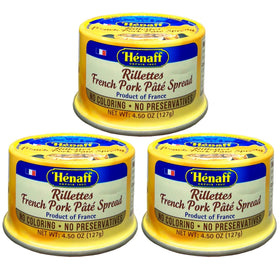 Henaff French pork pâté spread jar ready for quick snacking or charcuterie.