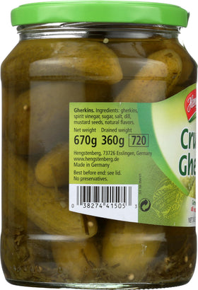 Hengstenberg Crunchy Pickles Sandwich side idea complements meals