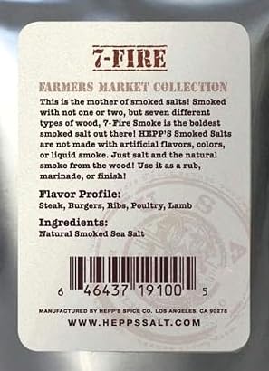 HEPP’S Salt Co. 7-Fire layered-smoke close-up reveals deep, nuanced aroma.