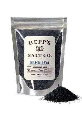 HEPP’S Salt Co. Black Lava Margarita Rim adds dramatic color and texture to cocktails.