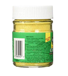 Herb Ox bouillon granules low-sodium pack, convenient for quick meals.
