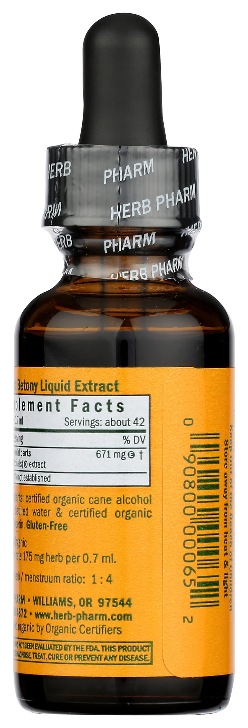 Herb Pharm Wood Betony extraction process—rapidly absorbed liquid