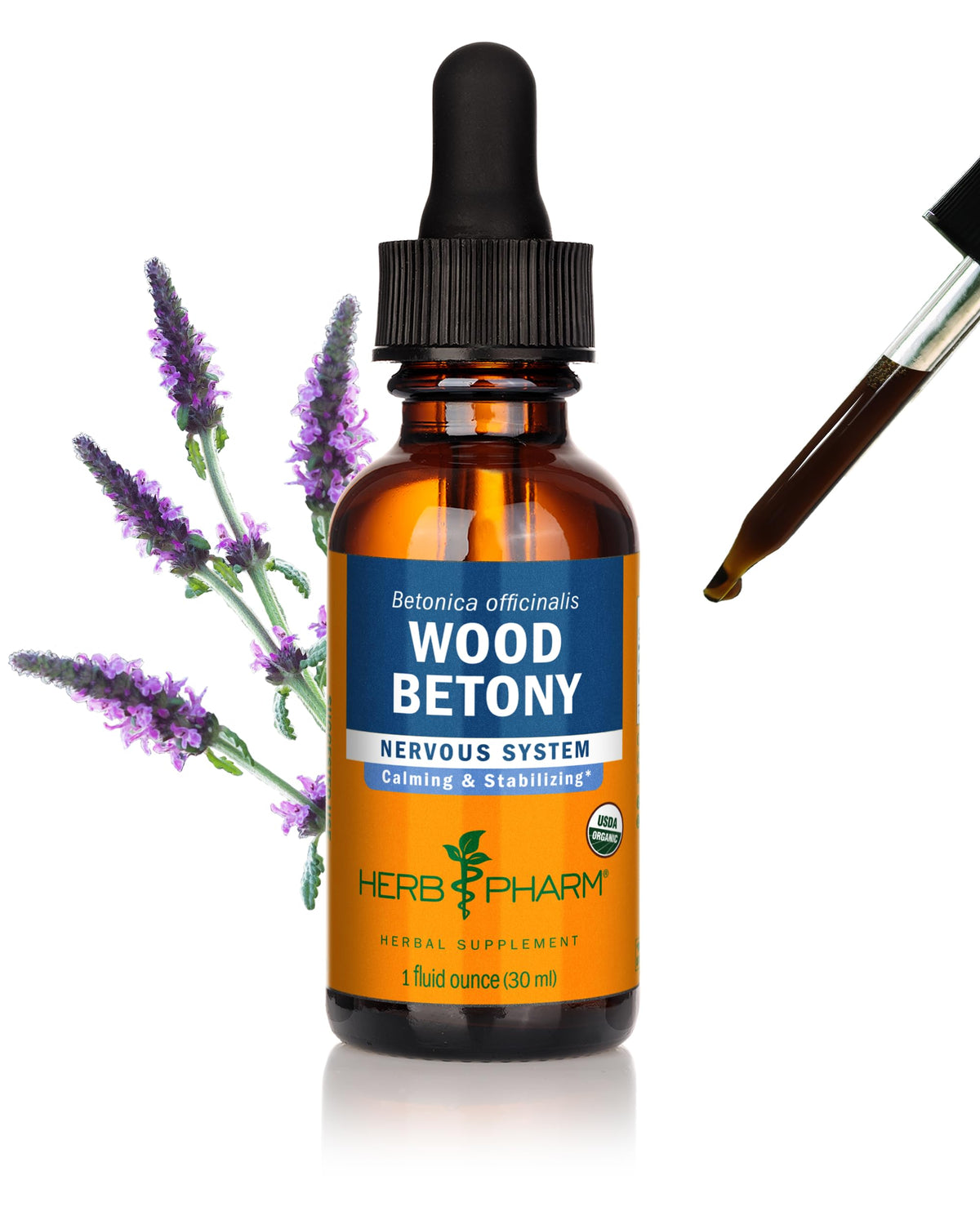 Herb Pharm Wood Betony flowering top—high-purity source for extraction