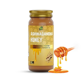 Herb To Body Ashwagandha Honey Organic 16oz bottle—balanced flavor for daily wellness.