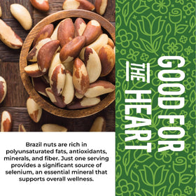 Herbaila Brazil nuts as yogurt or oatmeal toppings