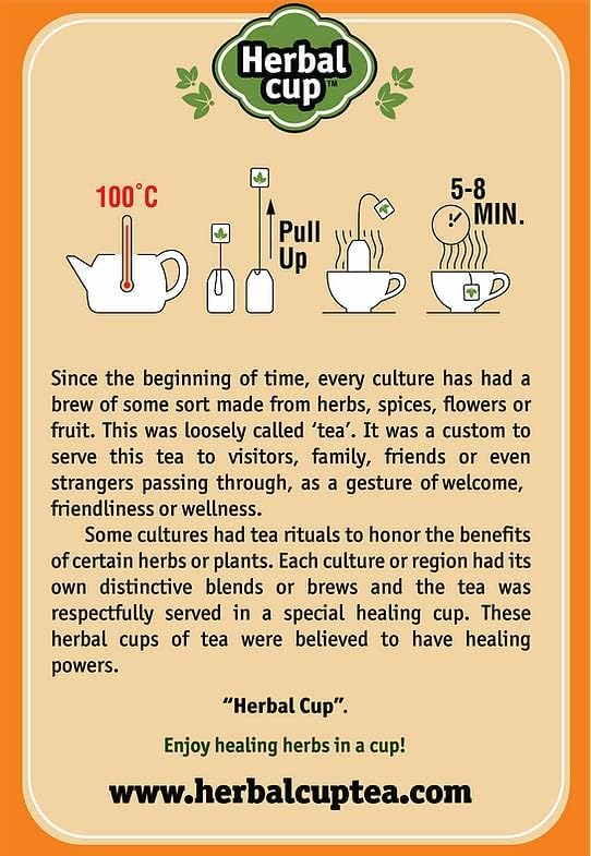 Herbal Cup blend with black peppercorns for balanced spice.