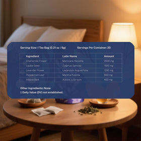 Herbal Planet Sleep Tea offers a caffeine-free nighttime option for unwinding.