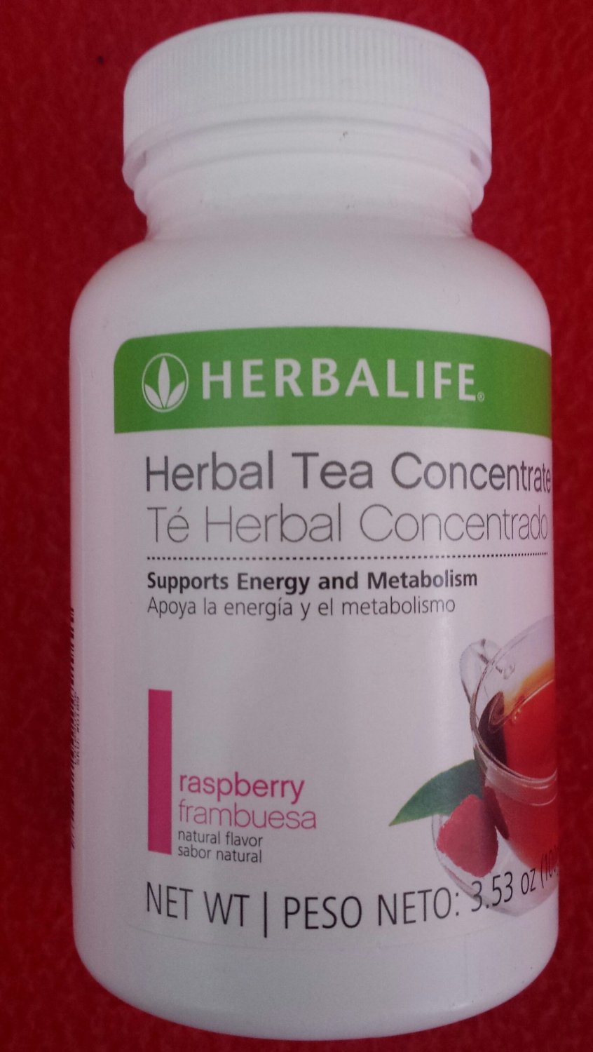 Herbalife Herbal Tea 3.5 Raspberry in a cup for a refreshing afternoon break