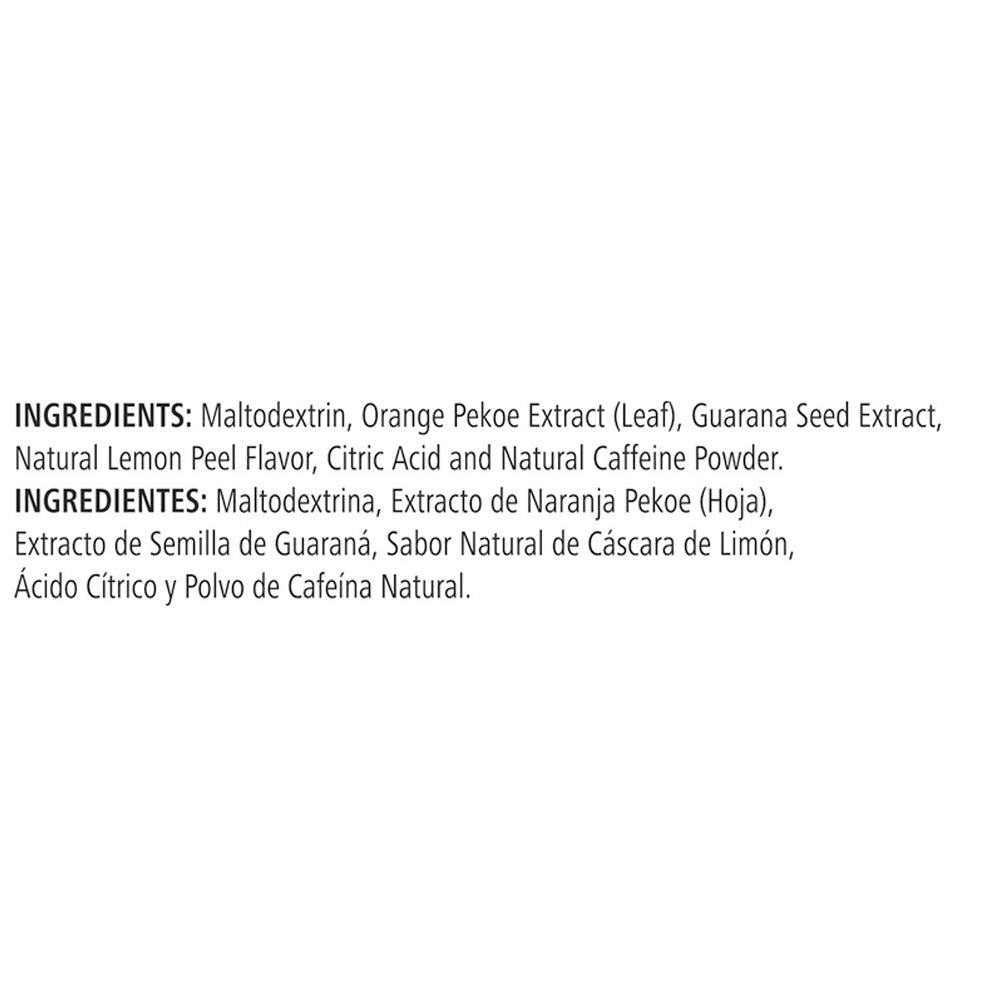 Herbalife N-R-G Guarana Tea Mix scoop next to bottle highlights precise measurement and convenience.