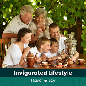 Herbaly Glucose Functional Tea gift box, appealing as a thoughtful wellness gift.